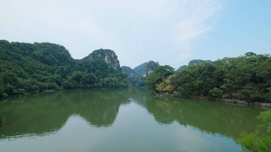 广西柳州山水龙潭公园风景