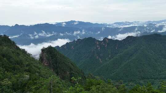 美丽中国河南伏牛山老界岭自然风光