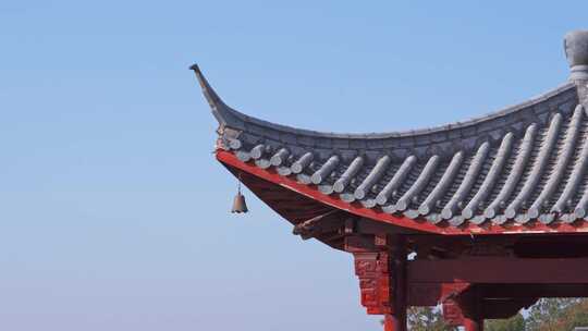 杭州湘湖先照寺寺庙建筑风景