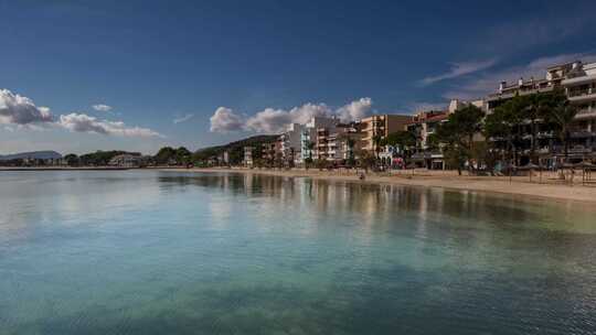 酒店，马略卡岛，西班牙，海岸