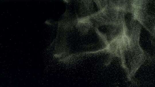 黑色背景粒子特效