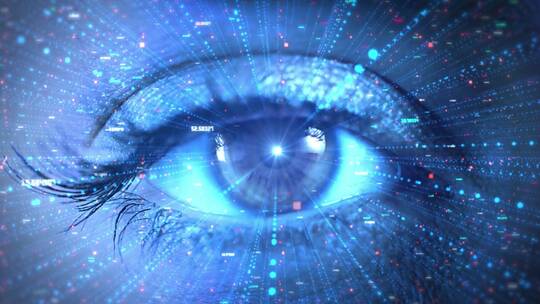 人工智能眼球视网膜视频素材模板下载