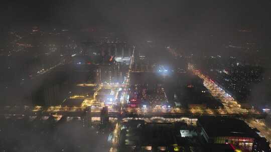辽宁 沈阳 城市 夜景视频素材模板下载
