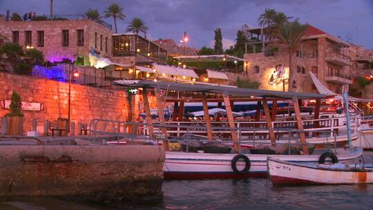 黎巴嫩海岸美丽的比布鲁斯渔村