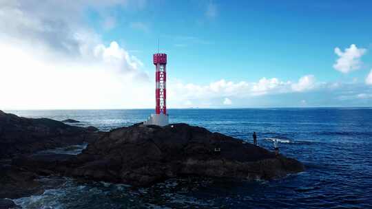 广东阳江海陵岛旅游风光航拍