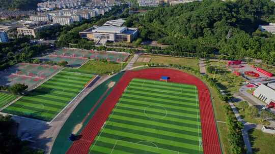 航拍福州大学旗山校区