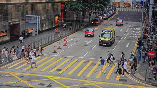 【正版素材】香港城市街道中环