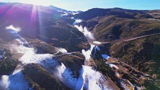 Sierra Nevada，滑雪场，西班