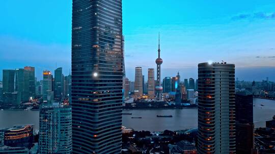 上海北外滩白玉兰大厦合集视频素材模板下载