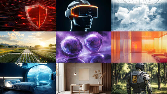 物联网传感器生物技术未来概念1高清在线视频素材下载