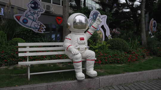 温州太空人街景雕塑