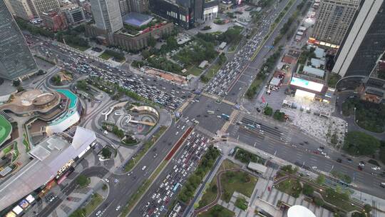 城市道路交通航拍