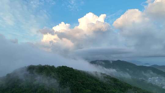 雨过天晴雾气