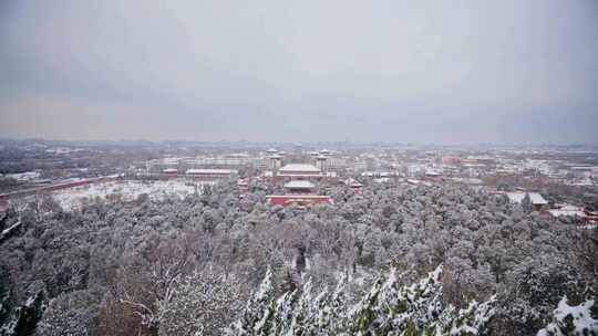 北京冬天地标古建筑合集