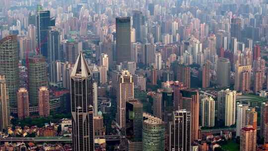 上海航拍/东方明珠/大气上海超清视频素材
