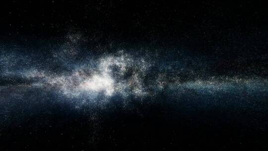 宇宙中的银河系视频素材模板下载
