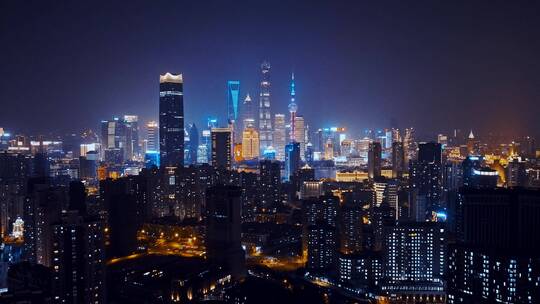 上海夜色航拍