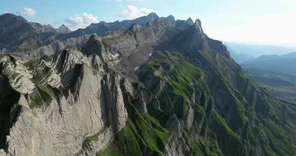 Altenalp Turm，山脉，无人机