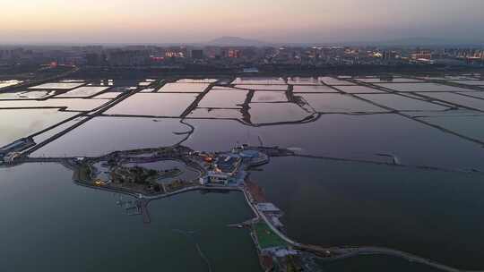 山西运城七彩盐池景区