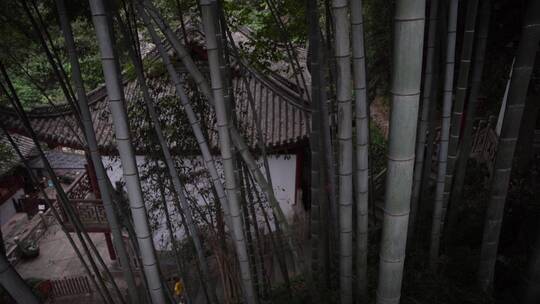 杭州飞来峰韬光寺建筑风景