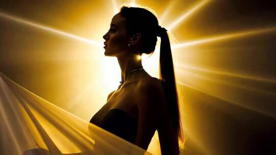 合集-金色光影模特时装模特