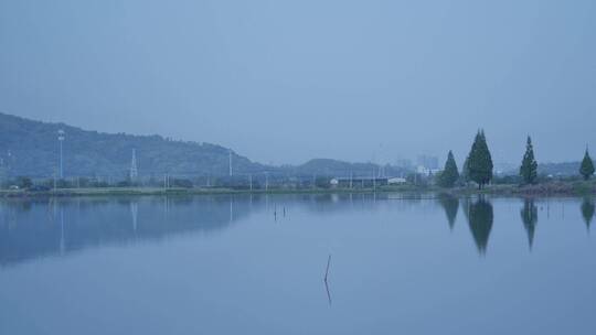 绍兴江南水乡东鉴湖视频