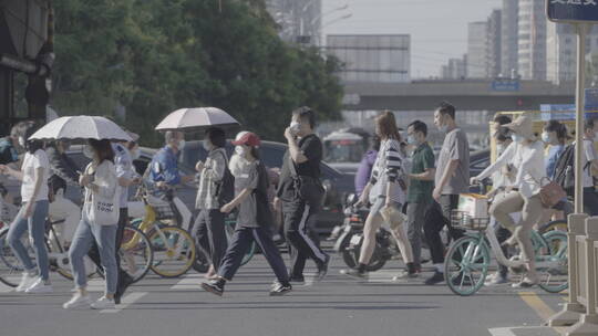 城市白领上班 大城市奋斗