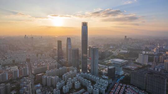 广东省东莞市城市风光延时