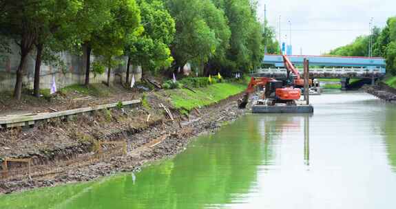 河水整治 河道整治 工程施工