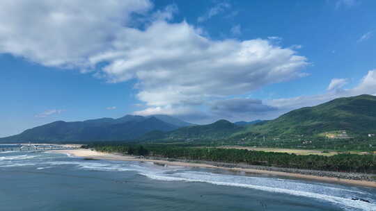 海南万宁 日月湾 超美航拍