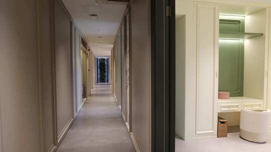 酒店 房间拍摄 绿植 白天 室内走廊