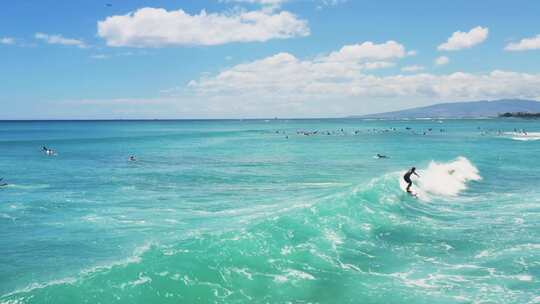 海浪 海洋 海滩 海水 冲浪者