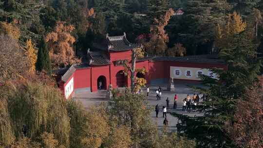 航拍洛阳白马寺