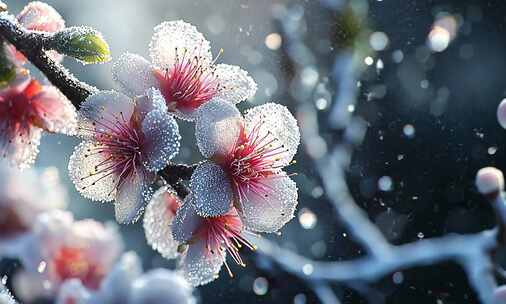 腊梅 雪中腊梅 雪中梅花