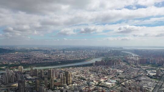 泉州市区大景航拍鲤城区丰泽区晋江全景