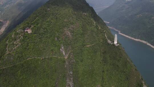 航拍重庆巫山