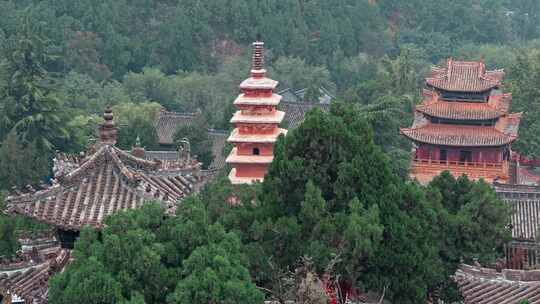 航拍平顶山汝州风穴寺