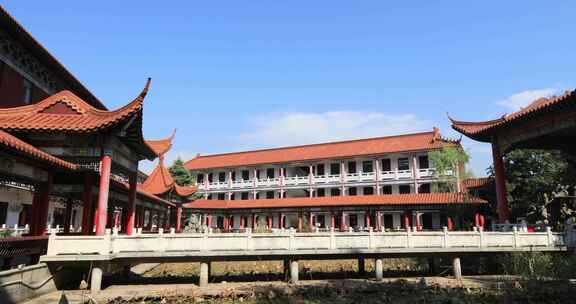 江南大气皇家寺院 苏州皇罗禅寺古建筑