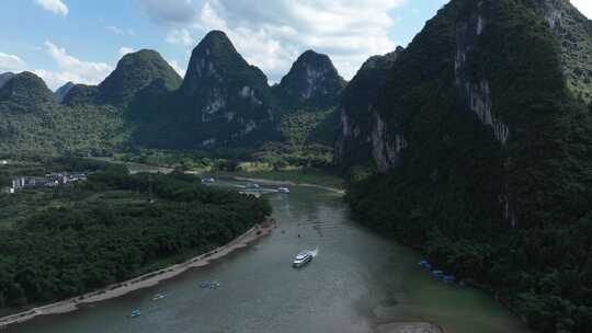 桂林山水延时航拍