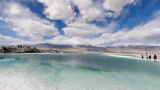 大柴旦翡翠湖 青海盐湖 青海风景 延时