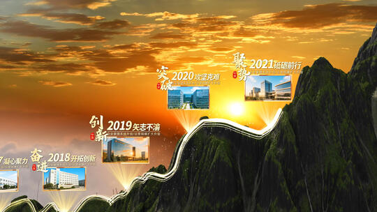 企业发展历程山峰时间线历年回顾大事件