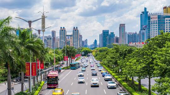 南宁民族大道街景