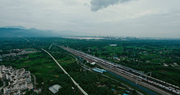 中国铁路 铁路运输 油罐列车 彭州油库