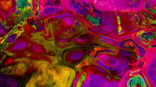 背景大理石液体动画，抽象液体波或彩色流体视频素材模板下载