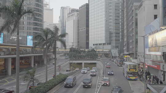 香港兰桂坊街景