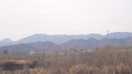 风景 沿途 高速公路 大山 秋天