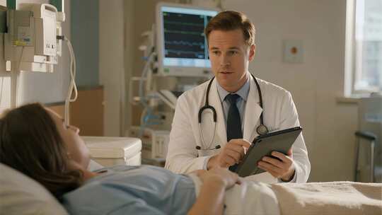 医生节医生问诊病人医疗行业视频