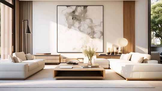 大气高档别墅客厅场景 奢华品味品质生活