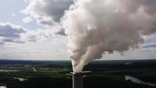 空气污染、大气污染、废气排放视频素材模板下载