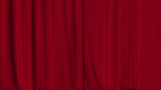 H121四款红色大幕布拉开带通道素材